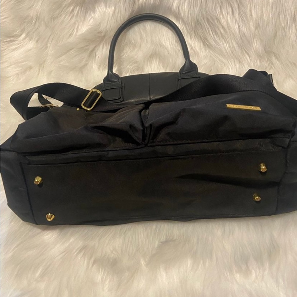 Black Skip Hop Diaper Bag Chelsea Baby Bag Crossbody Shoulder Bag - Picture 11 of 13